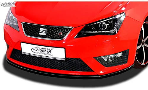 RDX Frontspoileransatz passgenau | kompatibel mit Seat Ibiza 6J SC/HB/ST FR Facelift 2012-2017 (ABS Schwarz glänzend)