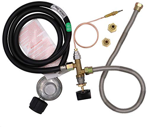 Meter Star zugelassene Teile Propan Feuerstelle Kaminteile Gasregler Ventil Regler Ventil mit Schlauch