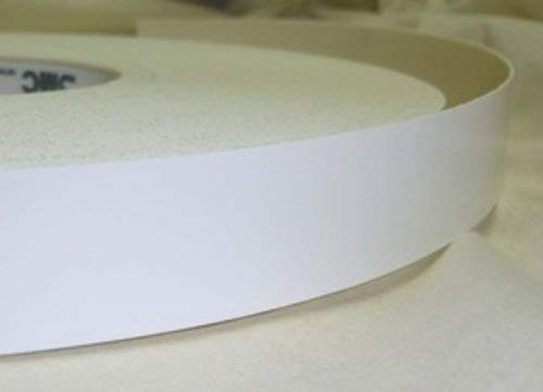 Vale Veneers Pre Glued Iron on Melamine White Gloss Edging Tape 22mm Wide x 5 Metres.