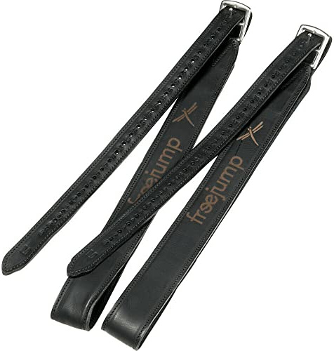 Freejump Steigbügelriemen Classic Wide (S, schwarz)