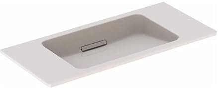 Geberit One Waschtisch schwebendes Design 500390, ohne Hahnloch, mit Überlauf, 900x400mm, Farbe: Weiß glänzend - 500.390.01.3