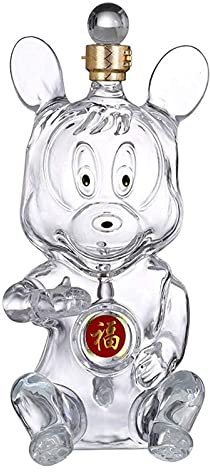 decanter per whisky Decanter per whisky - Decanter moderno in cristallo, piccolo decanter per liquori con tappo - Decanter per alcolici per whisky, brandy, liquori Decanter per liquori