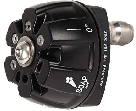 Westinghouse Utomhus elutrustning PW6IN1 Högtryckstvätt 6-i-1 munstycksfäste - 3600 PSI, 1/4 tum kontakt, svart