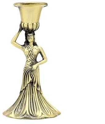 Nordischer Kerzenständer aus Metall, Hochzeitsdekoration, Engel, Kirchenutensilien, Heimdekoration, Kandelaber, goldfarben