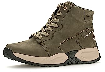 Gabor Botines con cordones para mujer, plantilla intercambiable, Hiedra verde, 38.5 EU