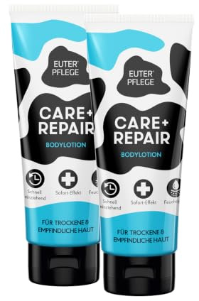 EUTERPFLEGE Körperlotion für trockene Haut, 2x 200 ml, frischer Duft