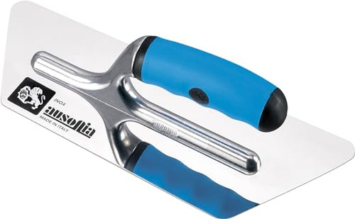 AUSONIA - 42832 LLANA PULIDA PARA ACABADOS CON HOJA DE ACERO INOXIDABLE TRAPEZOIDAL CM 24X10