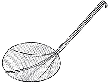 TAKESH Colador de Espaguetis Tipo araña, colador, Espumadera, colador de Acero Inoxidable, cucharón, Alambre de Cocina, Cuchara for freidora, Pasta, Espagueti, cucharón, colador de Pasta y Fideos