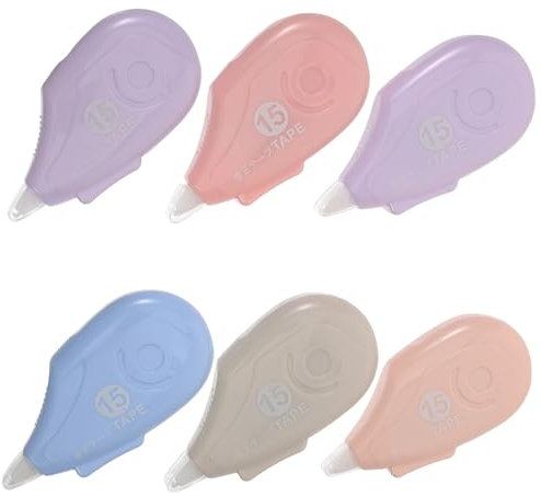 HONMEET 18 Stk Korrekturband Farbiges Weiße Stifte Farbiges Klebeband Buntes Klebeband Bürodekoration Schreibwaren Farbige Mini-radierer Miniband Weißer Radiergummi Colorful
