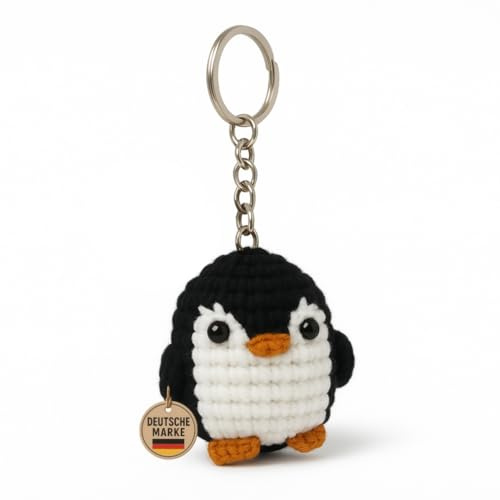 KEYSPACE Pinguin Schlüsselanhänger Paul - Handgehäkelt - Geschenk