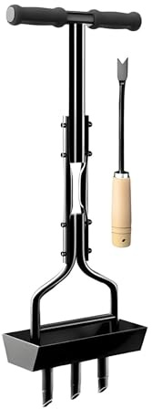Strumento di carotaggio per cortile, strumento aeratore per terreni - Aeratore manuale per prato in ferro da giardino | Accessori da giardinaggio in metallo, strumento di rilascio del terreno per gli