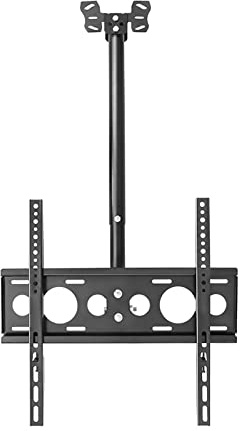 Supporto TV da soffitto, Supporto TV sospeso a Movimento Completo, Adatto alla Maggior Parte dei televisori da 32 a 60 Pollici, Regolazione dell'altezza | Design inclinabile e Girevole | Rot