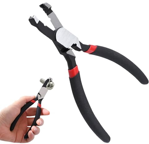 Estrattore Viti Spanate – Lega 15cm | Pinze Per Viti Con Denti Scorrevoli, Pinza Estrattore Multiuso | Strumento Di Precisione Per Casa, Officina E Uso Fai-da-Te
