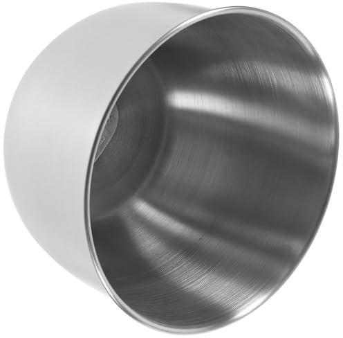 GLEAVI Ciotola per Mescolare in Acciaio Inox Profonda, Contenitore per Preparazione Alimenti e Conservazione, Resistente e Pratica, per Cucina Domestica