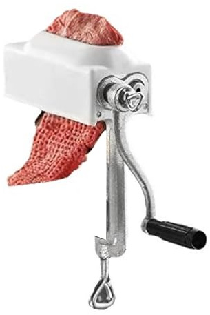 Luocute Ablandador de Carne, Máquina Ablandadora Manual para Marinar Bistecs y Mejorar el Sabor con Diseño de Abrazadera, para Uso Doméstico en la Cocina