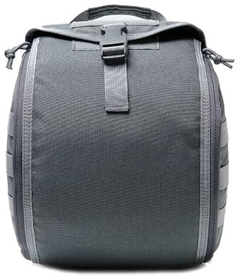 PBTMCD Sac De Transport for Casque Tactique – Pack D'accessoires Camouflage Compatible Molle for Équipement Combat Airsoft Et Sports Plein Air(Gray)