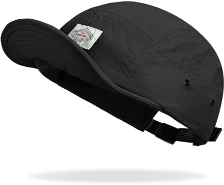 CLAPE Casquette à Visière Courte Unisexe Casquette Baseball à 5 Panneaux | Déperlant,Réglable,Pliable,Visière Flexible,Légère,Casquettes Bord Court pour Sport,Randonnée,Cyclisme,Streetwear