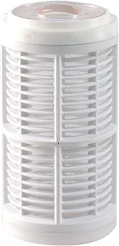 T.I.P. Filtereinsatz Weiß für G5 Vorfilter - 12,7 cm 5 Zoll Ersatzfilter | Waschbarer Pumpenfilter gegen Sand und Feststoffe, 250 Micron, für Hauswasserwerk und Gartenpumpe, 12,7 x 6,4 cm groß