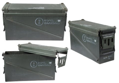 Gebrauchte US Munitionskiste oliv XL long Transportkiste Munikiste Kiste