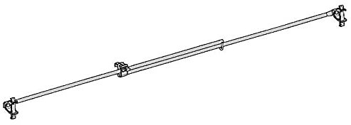 ALTRAD - Croisillon extensible - gamme échafaudage de maçon - VITO 49 - Réf: j00079