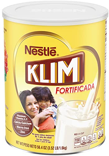 NESTLE KLIM Powdered Milk PREBIO 56.4 Ounce (Pack of 1)