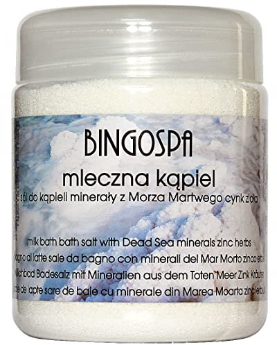 Sale da bagno contro allergie, eczema, psoriasi, acne, cellulite e smagliature - 550g BINGOSPA