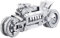 Playtastic 3D Metall Puzzle: 3D-Bausatz Motorrad aus Metall im Maßstab 1:13, 45-teilig (Metall-Modell-Bausätze, Blechspielzeuge, Mitbringsel)