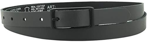 Ledergürtel echt Leder, 2 cm breit, Damen Gürtel, Hüftgürtel, Jeansgürtel, Damengürtel, Casual, schmal, Schnalle, Jeans, Vascavi, Made in Germany