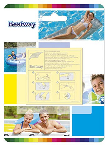 Bestway Lot de 10 Patchs Repair 6,5 x 6,5cm