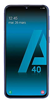 SAMSUNG GALAXY A40 Smartphone portable débloqué 4G (Ecran: 5, 9 pouces 64 Go Double NanoSIM Android) Bleu Version Française