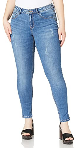 ONLY Carmakoma CARKARLA Reg Ank SK Jeans BJ11336 Noos, Medium Blue Denim, 54 Donna