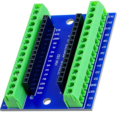 AZDelivery Nano V3.0 Terminal Adapter Board Expansion with Screw Terminals Module Board compatible with Arduino including E-Book!