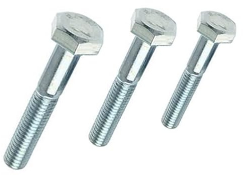 Sechskantschrauben M6 mit Teilgewinde/Schaft, verzinkt, DIN931 (M6 x 50mm, 25)