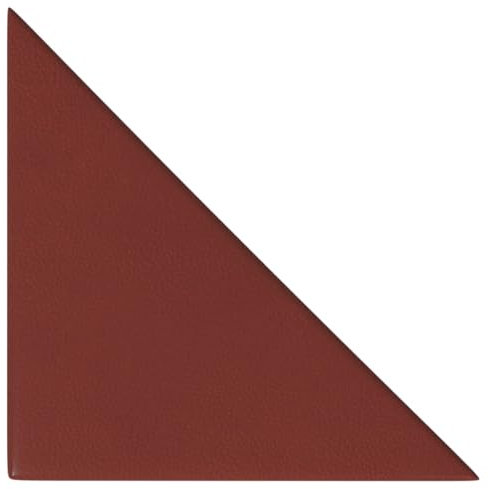 vidaXL 12x Wandpaneel Polsterpaneel Wandpolster Bettkopfteil Wandkissen Wandverkleidung Polsterwand Wandpaneele Weinrot 30x30cm Kunstleder 0,54m²