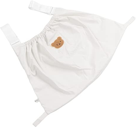 Wasserdichte Kinderwagentasche, ReißFest, Niedlich, Einfach, Kinderwagen-Organizer, BäRenmuster, Wiederverwendbar FüR Handy-LadegeräT (Beige)