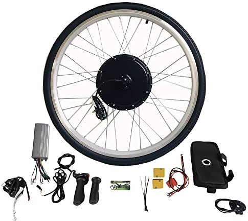 LUNICASHA E-Bike Umbausatz 28 Zoll LCD Hinterrad Motor E-Bike Conversion Kit Elektrofahrrad Umbausatz 36V 500W Elektro-Fahrrad Elektrofahrräder Umbausat