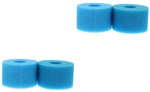 BESPORTBLE 4 Stück Schwimmbad Filter Baumwolle Wannen Make-up-Entferner- Sommerpool Schaumfilter für Pool Sieb Poolreiniger Poolfilter ersetzen Waschmittel Schwamm
