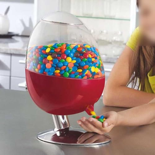 Distributeur automatique de bonbons pour chewing-gum et noix – Machine tactile avec stockage résistant à l'humidité jusqu'à 300 mm (rouge)