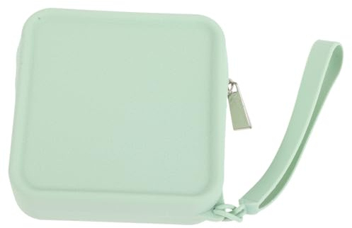 COLLBATH Wiederverwendbare Silikon Perioden Tasche Klein Mit Reißverschluss Hygienische Damenbinden Tampon Aufbewahrung Tragbarer Hygiene Beutel Für Handtasche Und Reisen