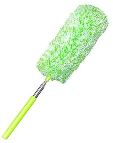 BEBEMOKO 3piezas Plumero De Fibra Elástica Antiestático Plumero Extensible Herramienta De Limpieza Para Hogares y Hoteles Mango Para Limpiar Polvo De Estanterías Techo y Otras Superficies