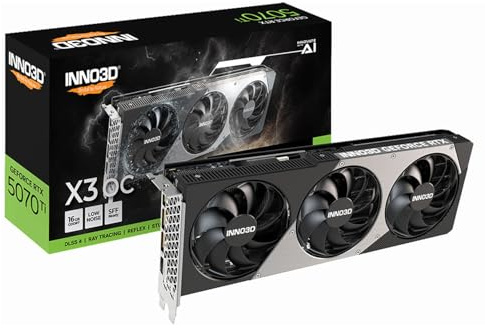 Inno3D GeForce RTX 5070 Ti X3 OC 16GB GDDR7 Reflex 2 RTX AI DLSS4