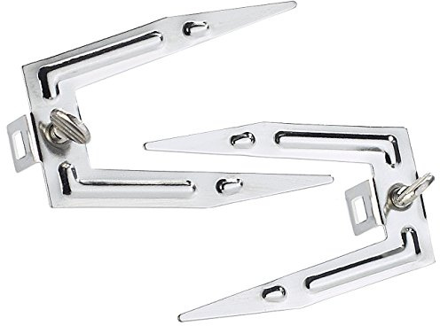 Rosenstein & Söhne Zubehör zu Halogengrill: Grillklemmen, 2er-Set für Konvektionsofen HK-14.l (Halogen-Friteuse, Frittöse Heißluft, grillklemme)