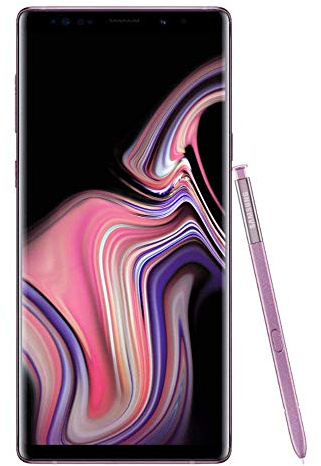 Samsung Galaxy Note 9, 128GB, Lavender Purple - Unlocked (Renewed)