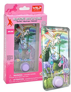 Wild Republic MyPhone Einhorn, Kinder-Telefon, Wassertelefon-Spiel, Spielhandy, Reisespielzeug, Spiele für die Autofahrt, großartig, um viele Stunden eigenständig zu Spielen
