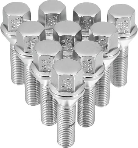QUARKZMAN M12 x 1.5 Roue Boulons Roue Boulons Cosse Écrous Roue Goujons Ensemble 10pcs