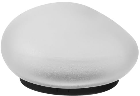 SUPVOX Luci solari da giardino, pietre solari per pavimentazione, luci decorative a forma di ciottolo, lampada per illuminazione paesaggistica per giardino, patio, cortile, vialetto