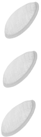 SHINEOFI 3 STK Hut Unterstützung -Tea-Party- DIY-Accessoires Für Kopfbedeckungen -Fascinator-Basis Eleganter Hutfilz Hutmacherhandwerk Runde Fascinator-Basis Weiß Flachs