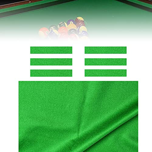 Billardtuch, 9 Fuß professioneller Billardtischfilz, reißfestes, langlebiges Snooker- und Pooltuch, hohe Leistung, für Indoor-Billardtisch-Tuchzubehör, Untertuch + Seitentuch