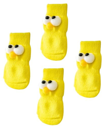 Rutschfeste Hundesocken – weiche Beinstulpen – niedliche modische Hunde-Beinschutzsocken für Haustiere, Hunde, Katzen, Welpen, Kätzchen