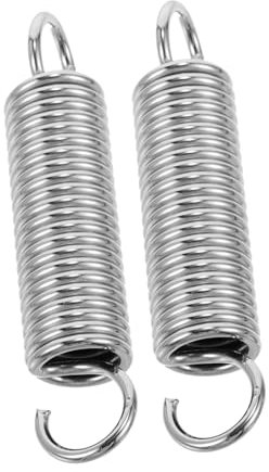 DECOMELODY Ganchos Para Colgar Hamacas De Resorte 2 Unidades, Gancho De Suspensión Ajustable Para Sillas Colgantes, Acero Duradero Para Jardín y Porche